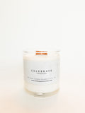 11 oz Celebrate Wood Wick Candle
