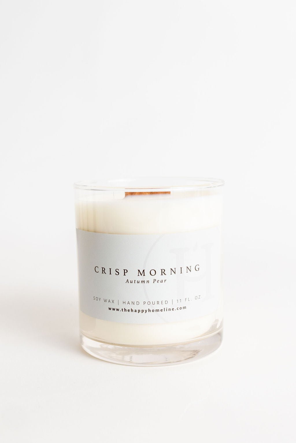 11 oz Crisp Morning Wood Wick Candle