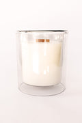 11 oz Fogged Jar Wood Wick Candle