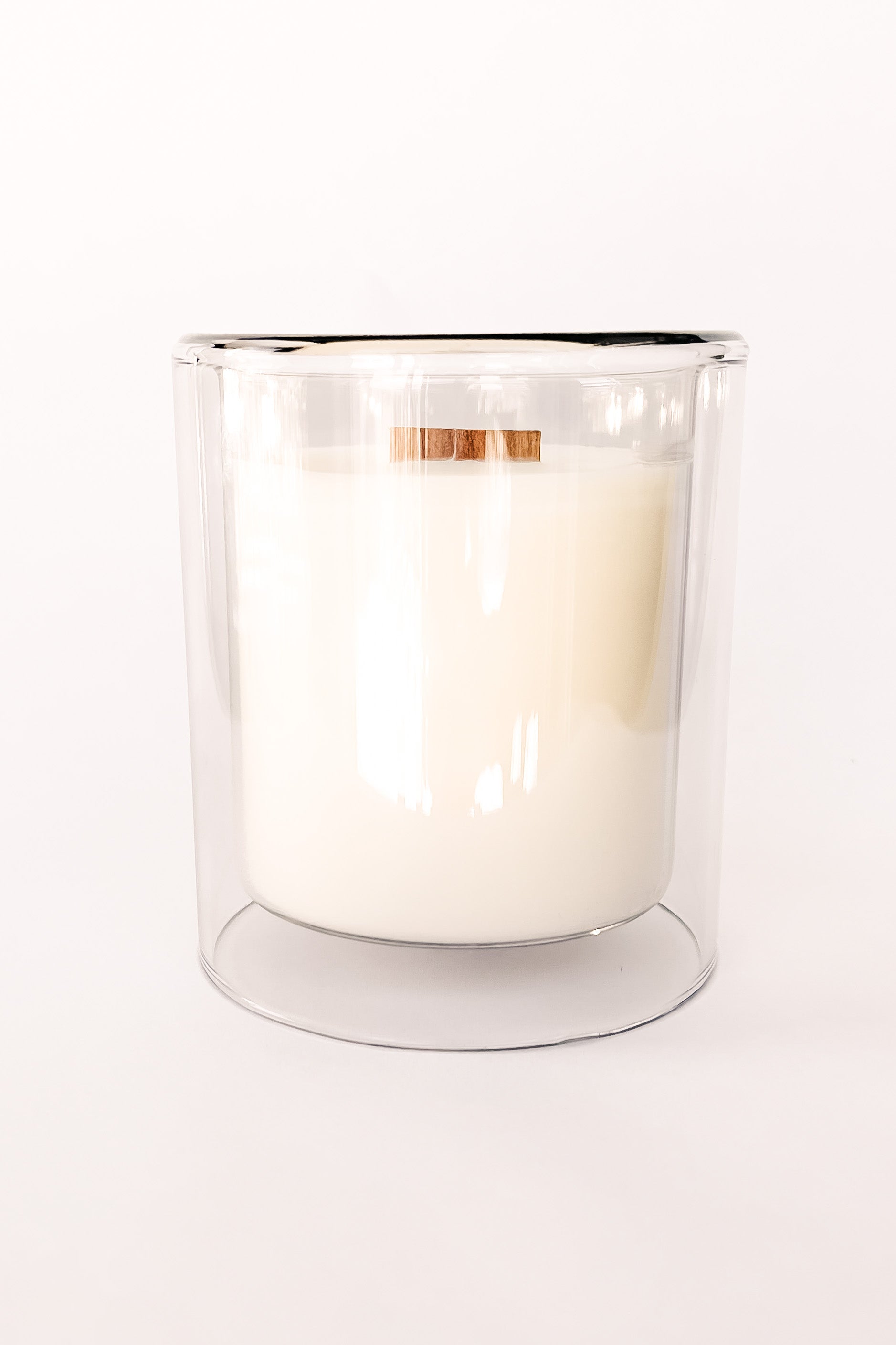 11 oz Fogged Jar Wood Wick Candle