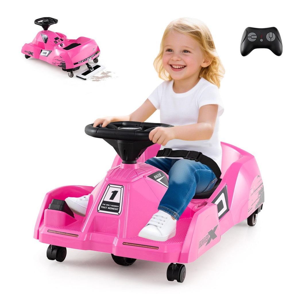 12V Electric Cleaning Go Kart with Detachable Mop and Remote Control-Blue