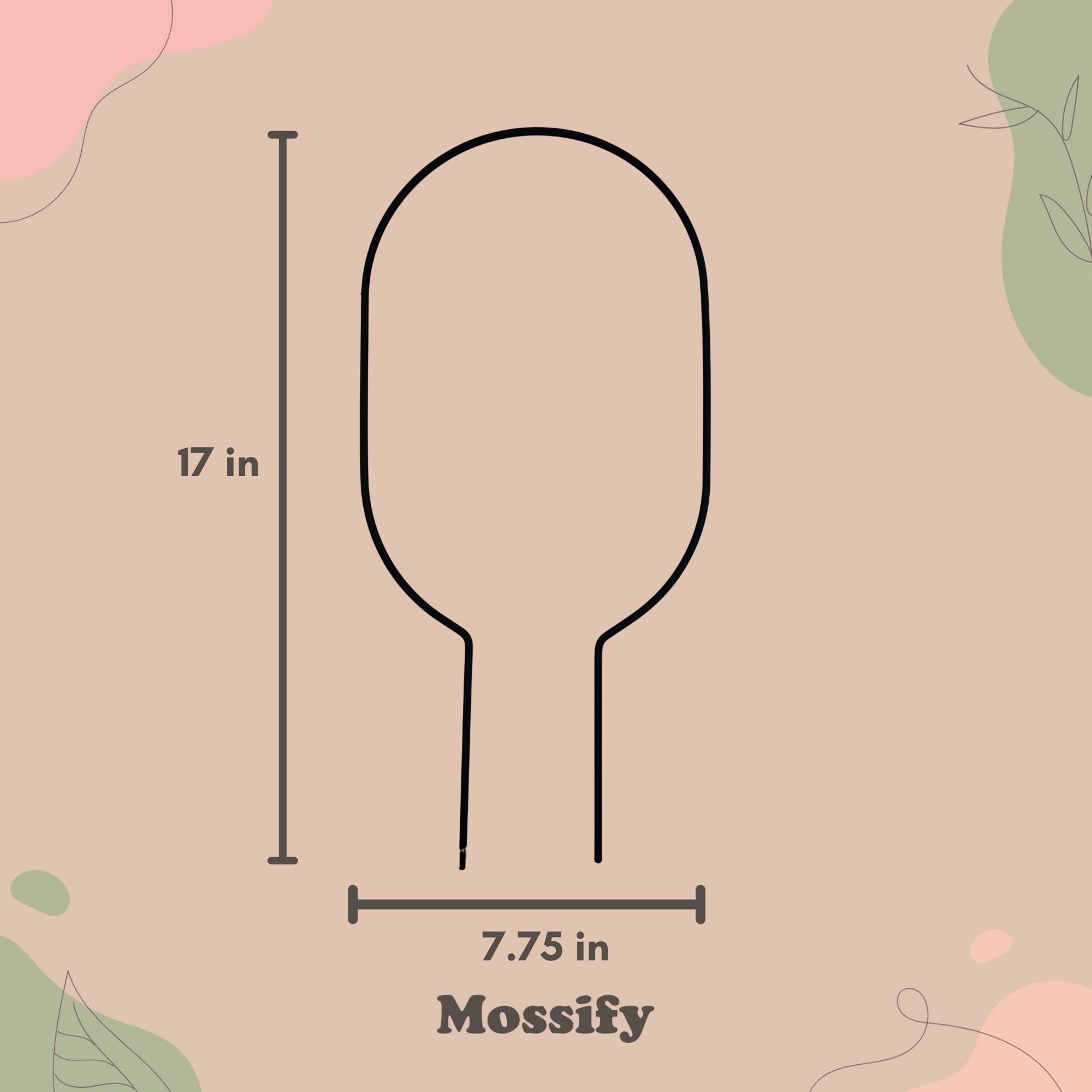 "Oval" Metal Trellis