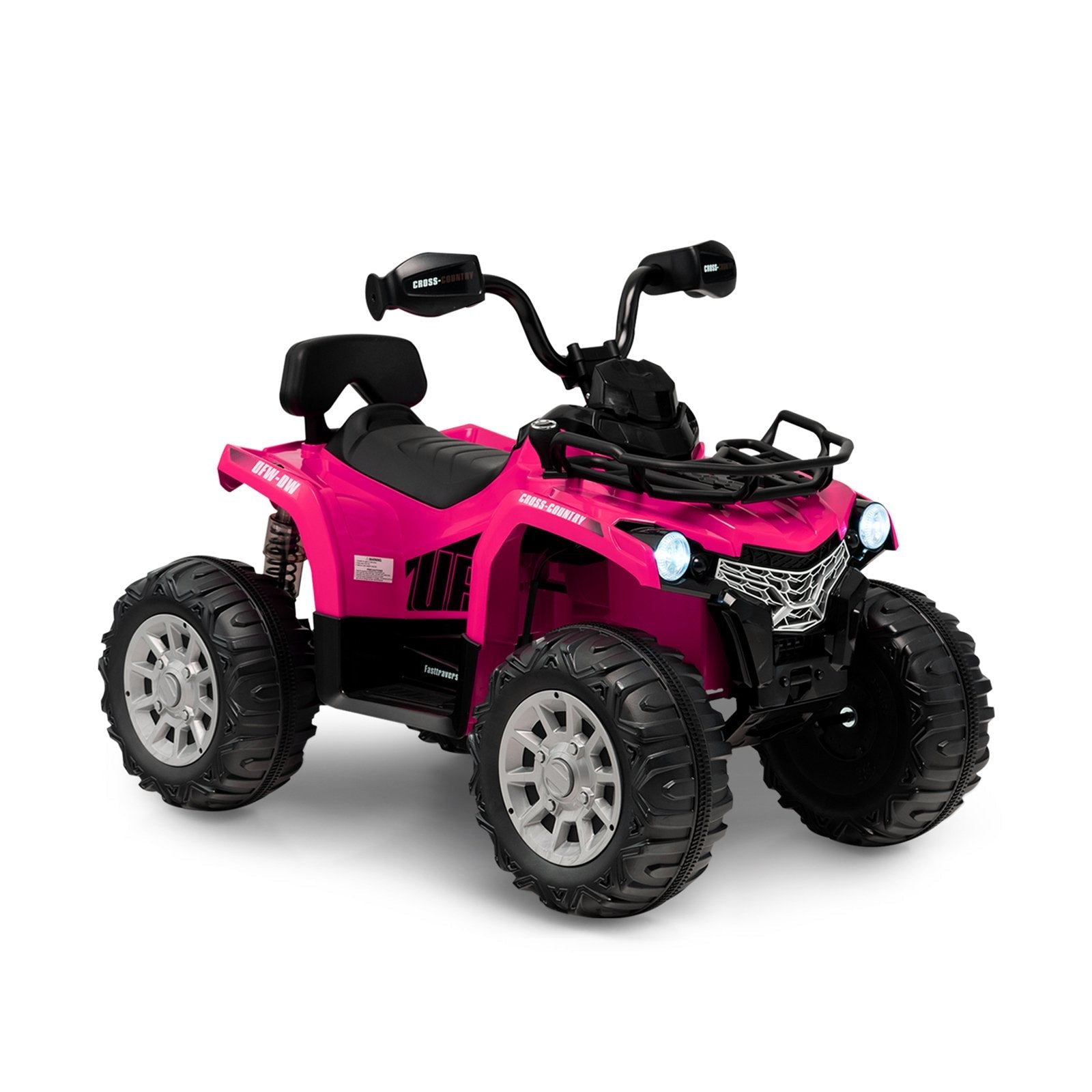 12V Kids Ride On ATV 4 Wheeler with MP3 and Headlights-Black