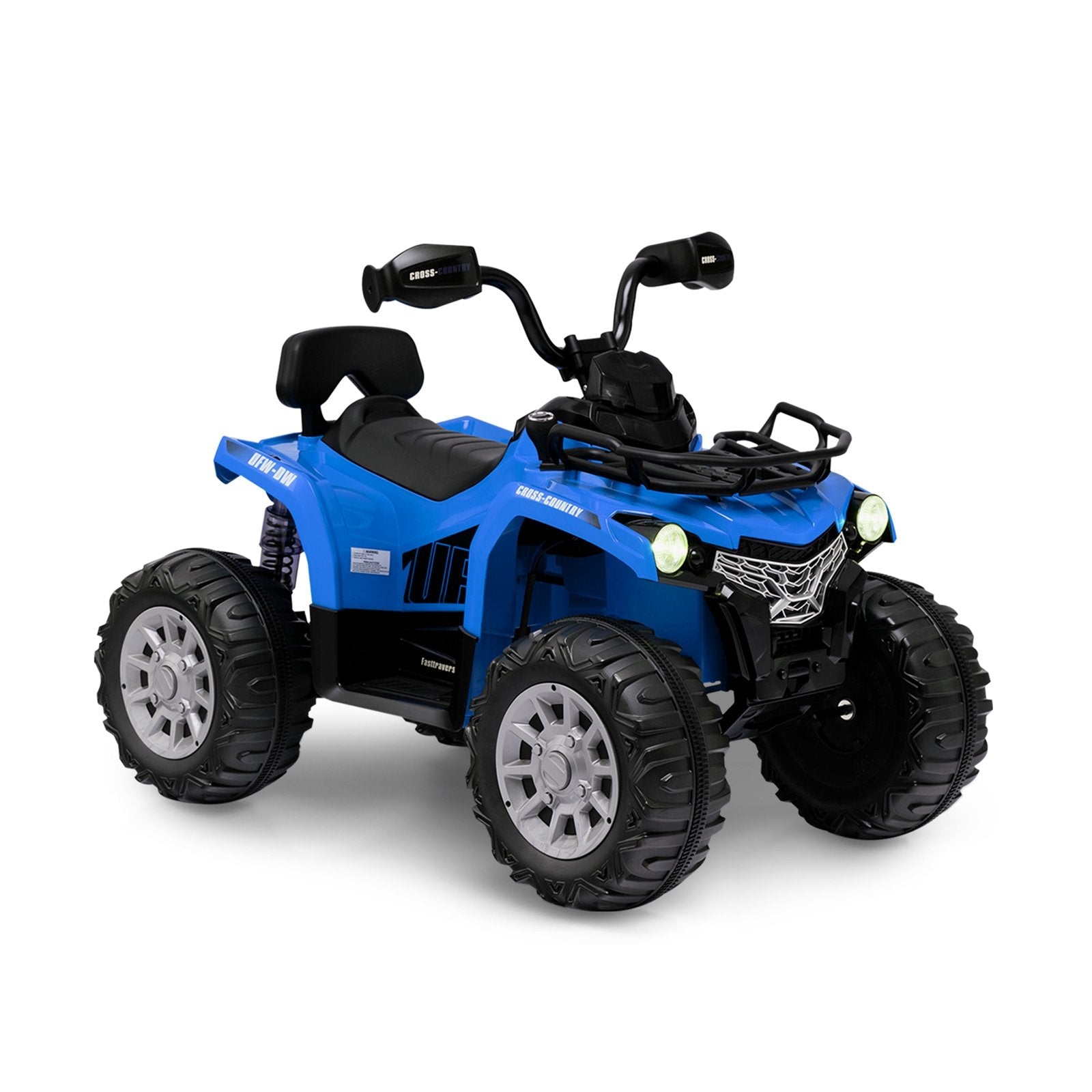 12V Kids Ride On ATV 4 Wheeler with MP3 and Headlights-Black
