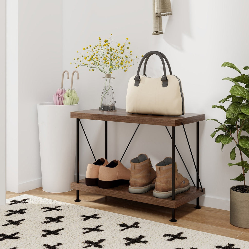 2/3/4/5-Tier Multipurpose Display Rack with Metal Frame-34 inches