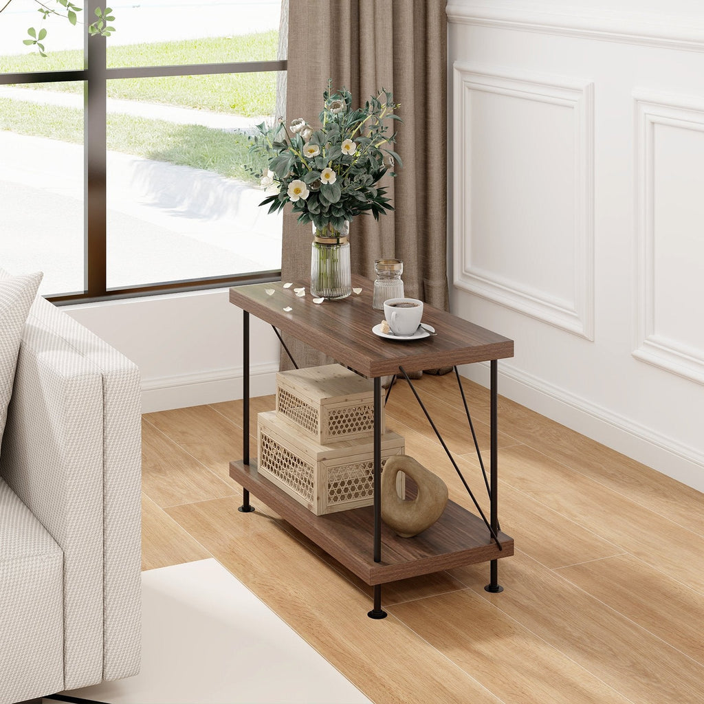 2/3/4/5-Tier Multipurpose Display Rack with Metal Frame-34 inches