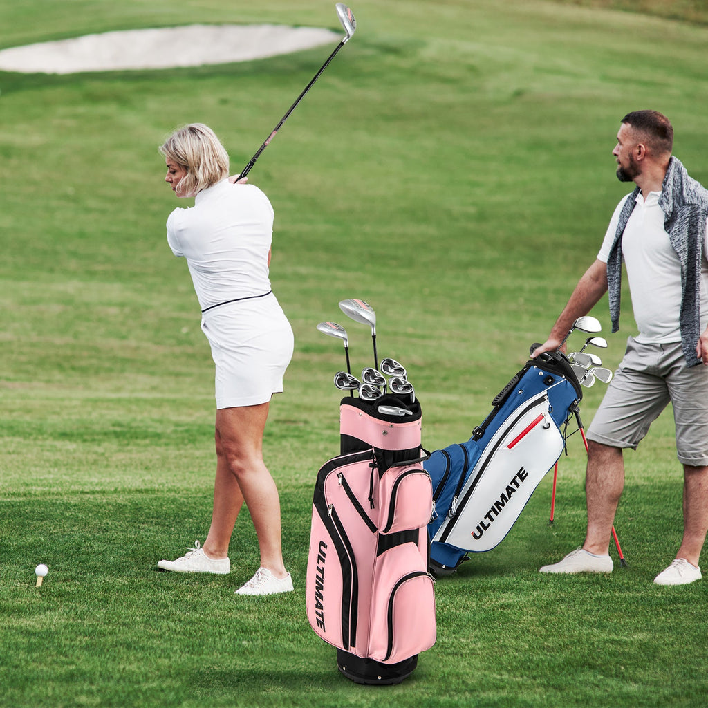 10 Pieces Womens Complete Golf Club Set with Alloy Driver