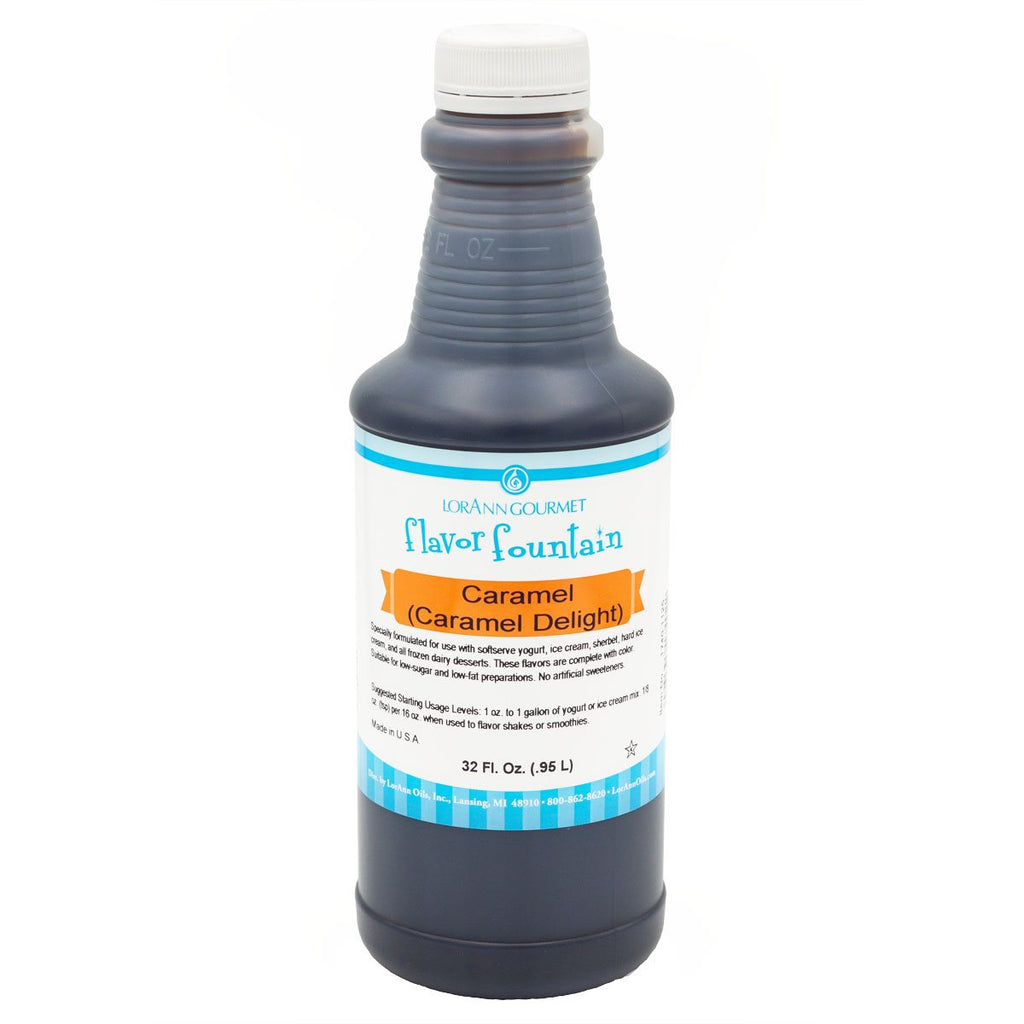 'REDUCED TO CLEAR' Caramel (Caramel Delight) Flavor - 4 x 32 oz. - Ice Cream and Beverage Flavors - LorAnn Oils - Canadian Distribution