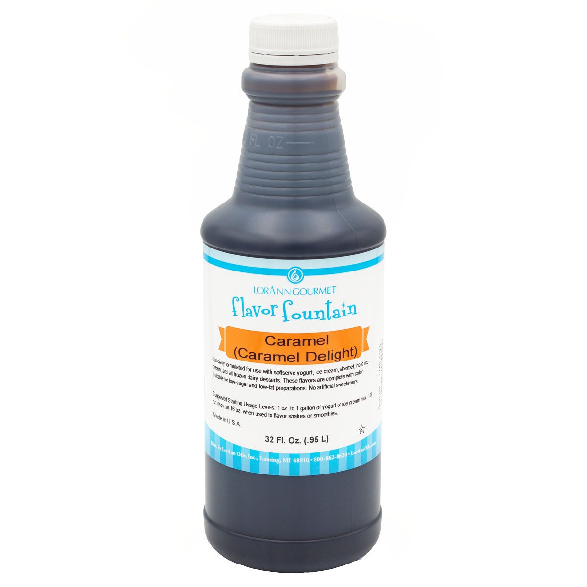 'REDUCED TO CLEAR' Caramel (Caramel Delight) Flavor - 4 x 32 oz. - Ice Cream and Beverage Flavors - LorAnn Oils - Canadian Distribution