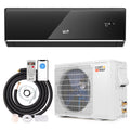 12000 BTU 22 SEER2 208-230V Wifi Enabled Mini Split Air Conditioner and Heater Black