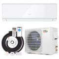 12000 BTU 22 SEER2 208-230V Wifi Enabled Mini Split Air Conditioner and Heater White