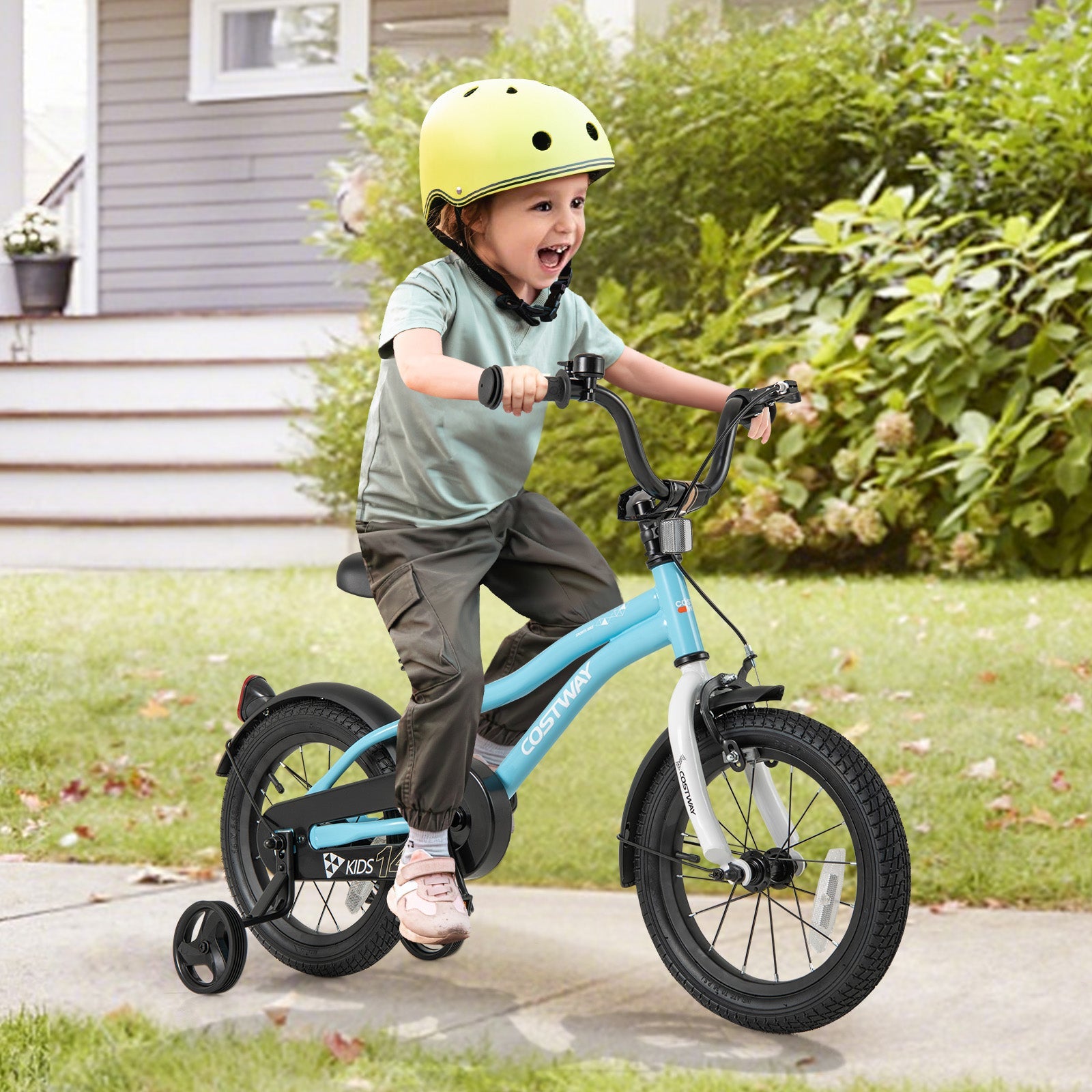 12-Inch Kids Bike for 3-4 Years Old Children Bicycle with Training Wheels