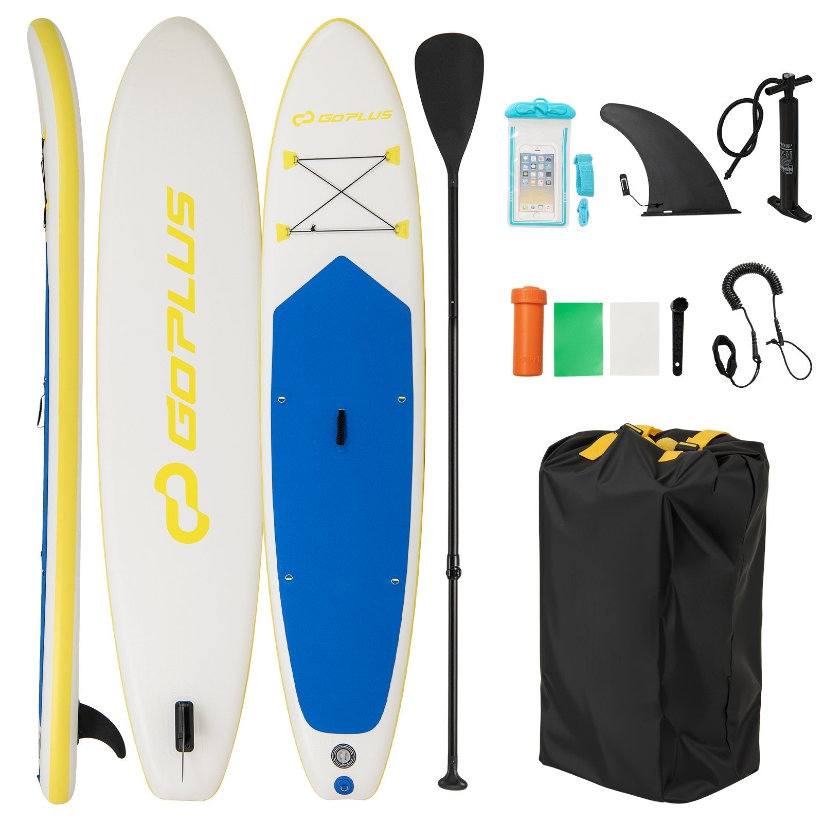 11 Feet Premium SUP Inflatable Stand Up Paddle Board with Accessories for Youth Adults-L