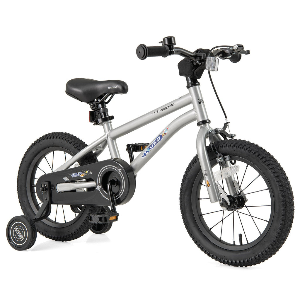 16-Inch Kids Bike Bicycle for Boys Girls 4-7 Adjustable with High Carbon Steel Frame-16 inches