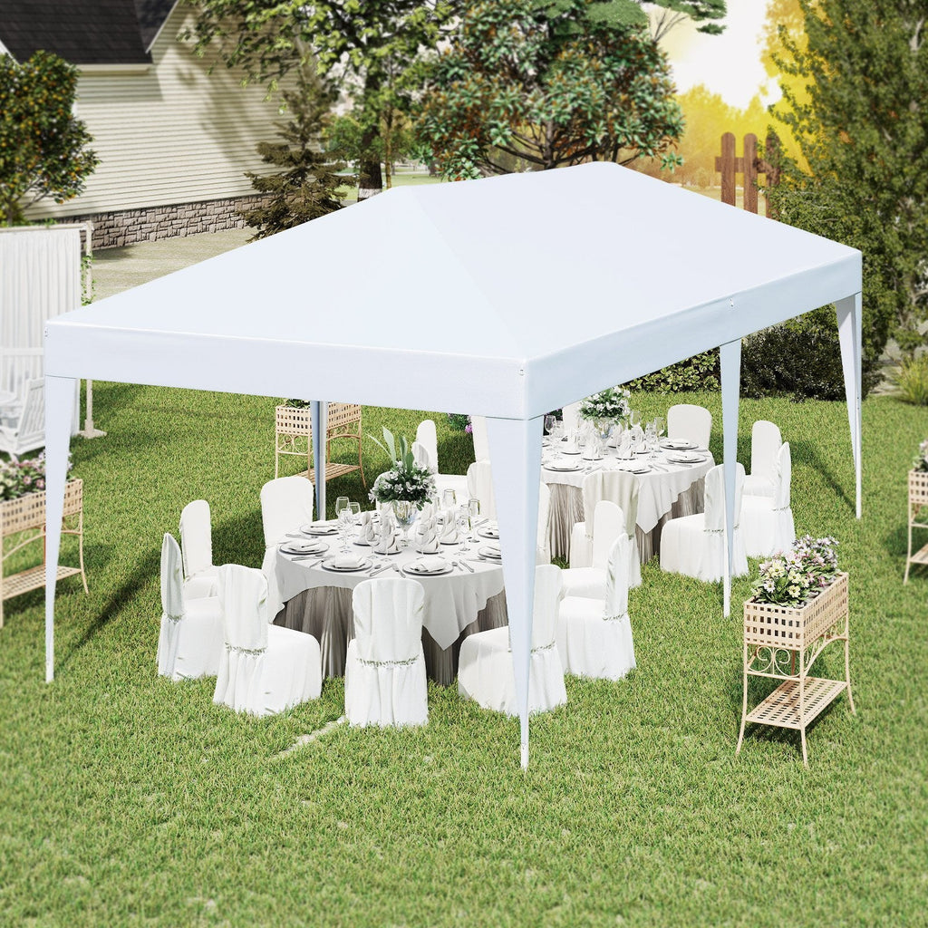 10 x 20 FT Pop up Canopy Tent with Carry Bag for Party BBQ-White