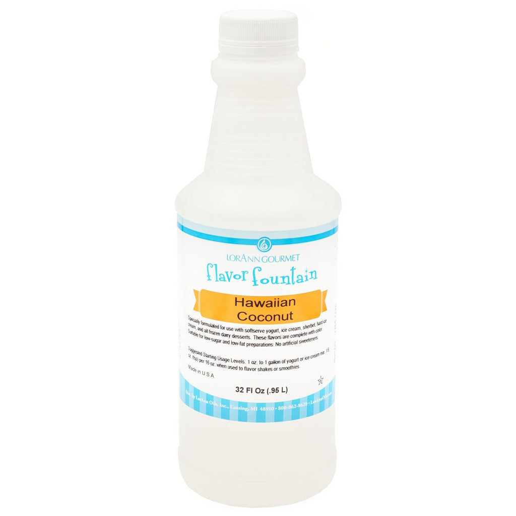 'REDUCED TO CLEAR' Hawaiian Coconut Flavor - 3 x 32 oz. - Ice Cream and Beverage Flavors - LorAnn Oils - Canadian Distribution