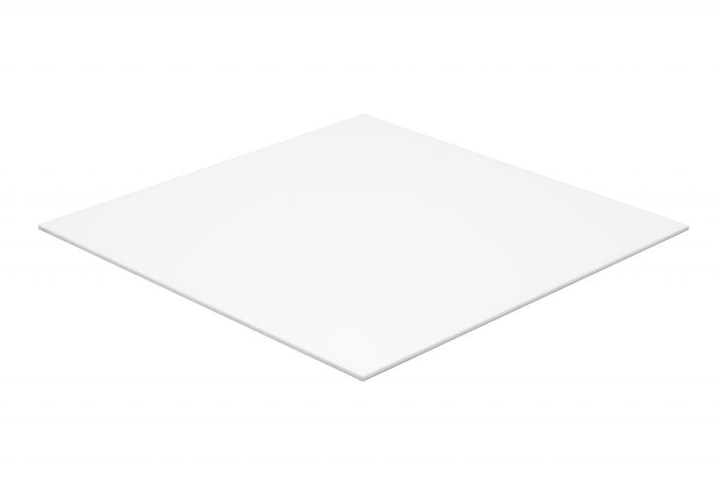 1/8" Essentials - White Cast Acrylic (partially translucent)