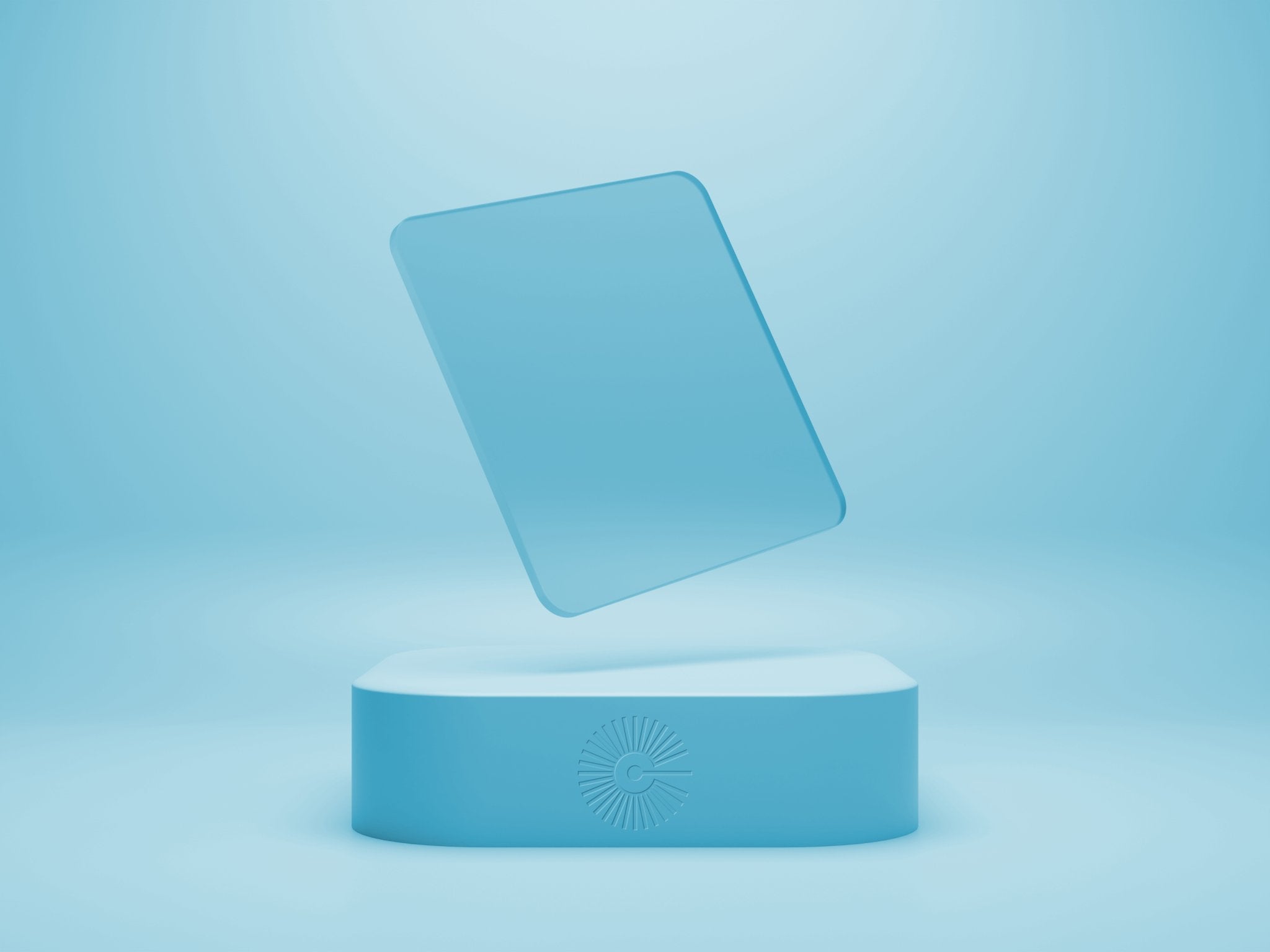 1/8" Frosted Acrylic - Blue