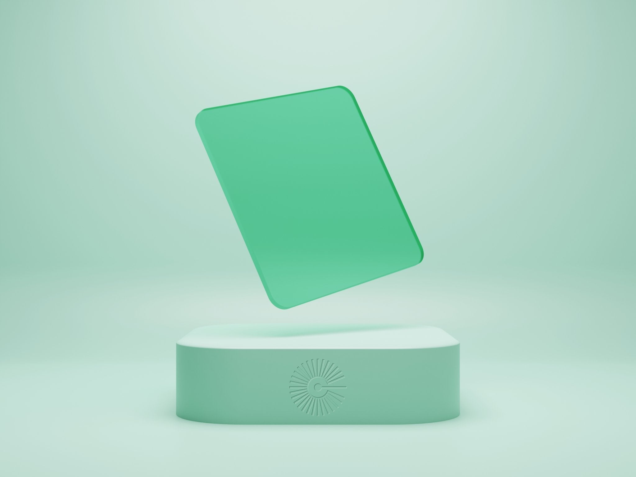 1/8" Frosted Acrylic - Green