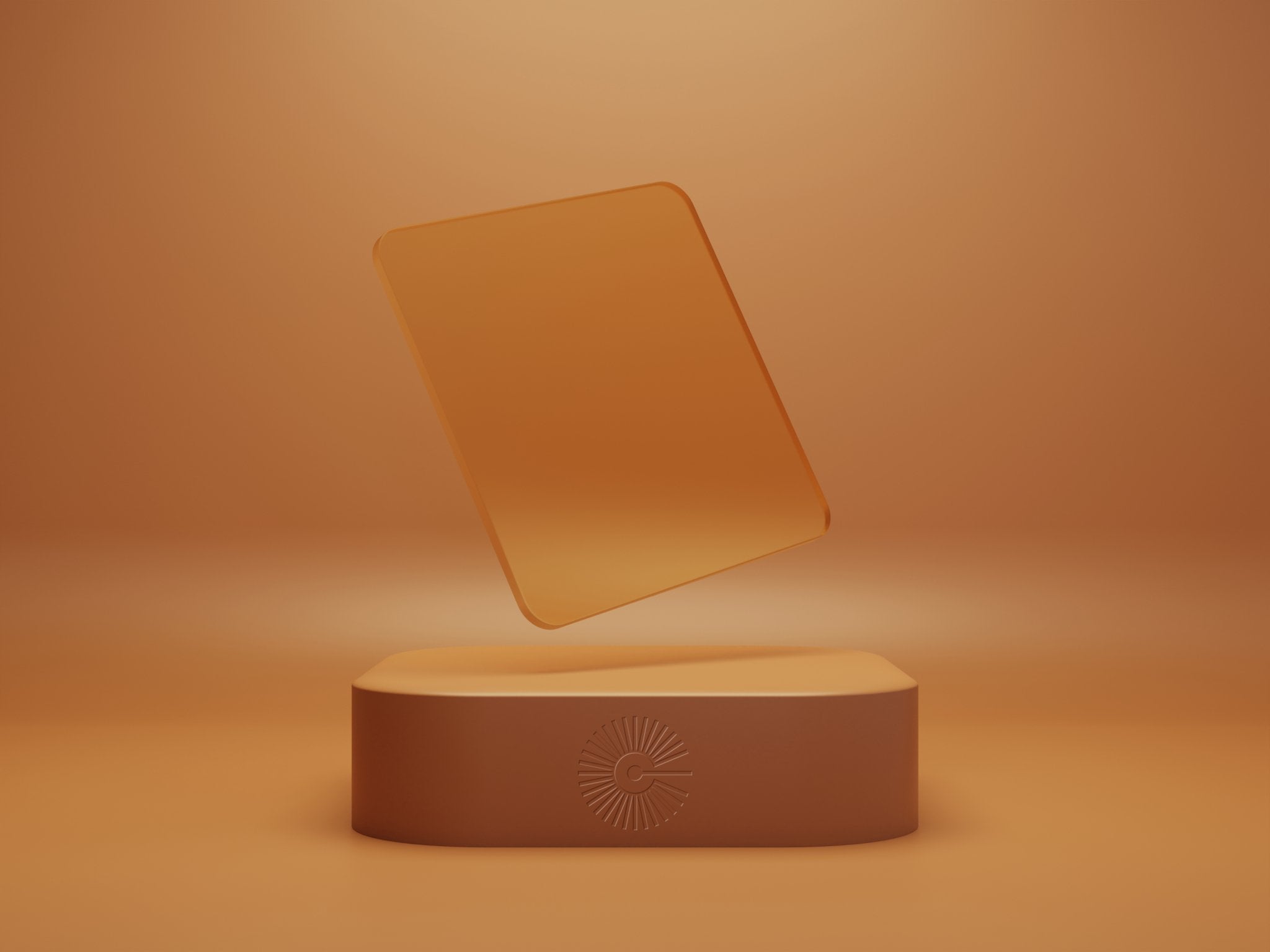 1/8" Frosted Acrylic - Orange