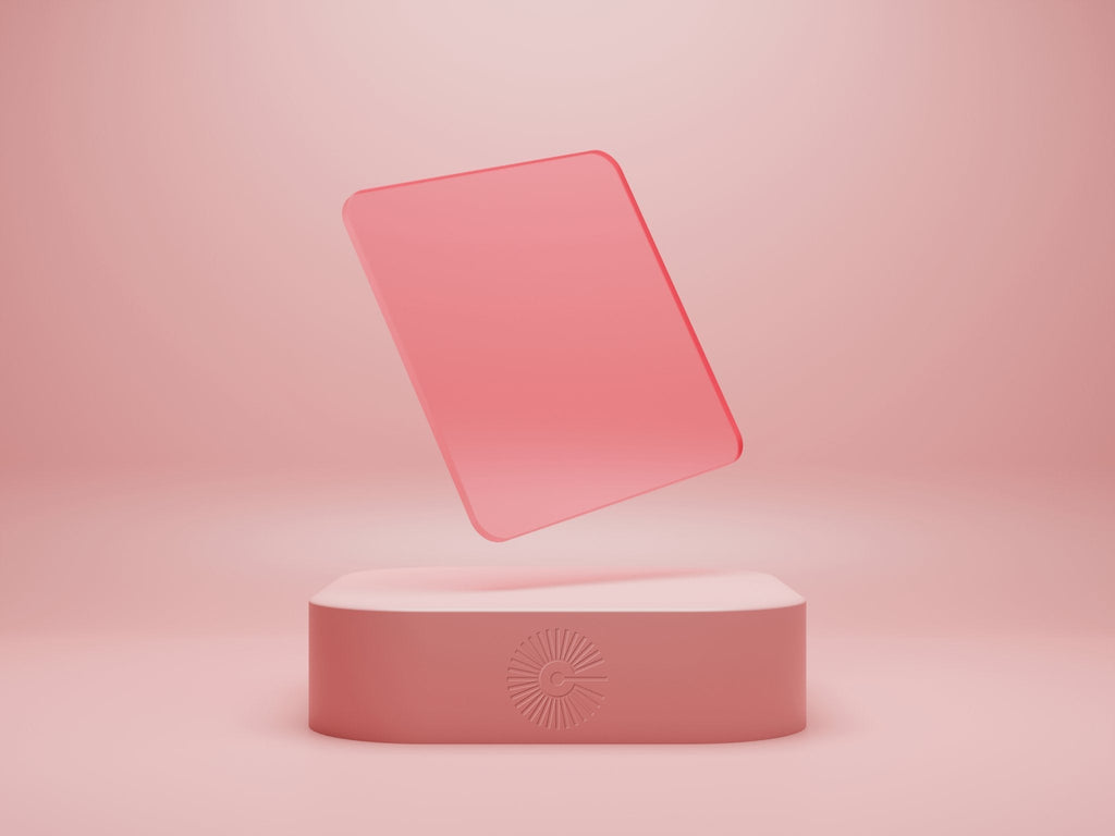 1/8" Frosted Acrylic - Pink