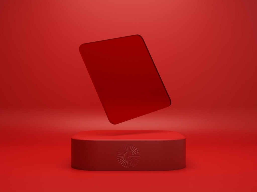 1/8" Frosted Acrylic - Red