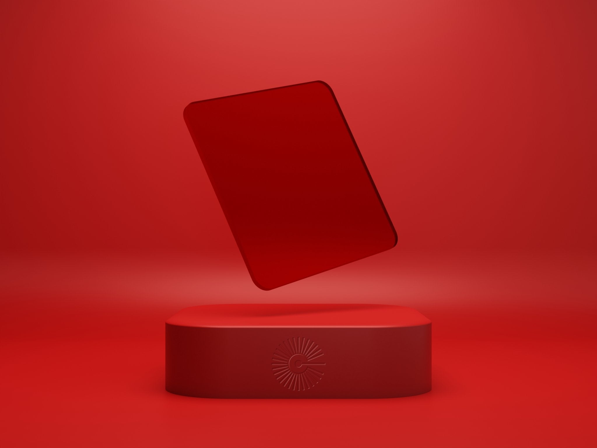 1/8" Frosted Acrylic - Red