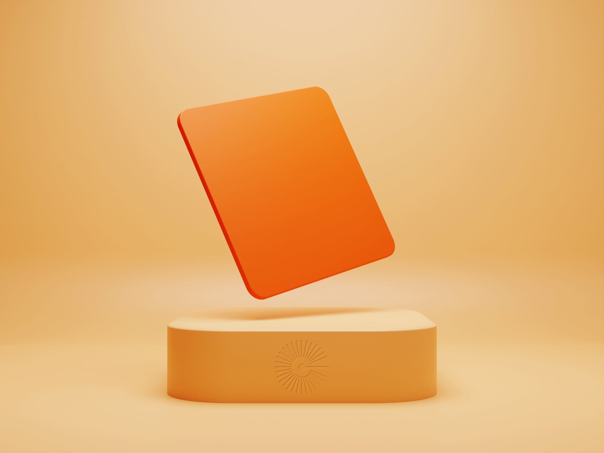 1/8” Essentials - Orange Cast Acrylic