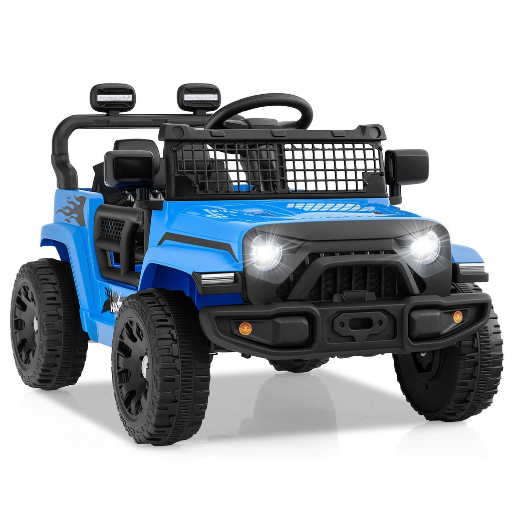 12V Kids Ride on Truck Car Battery Powered Electric Vehicle-Black