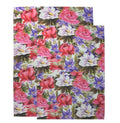 2-Piece Water Floral Sure Grip Kitchen Towels