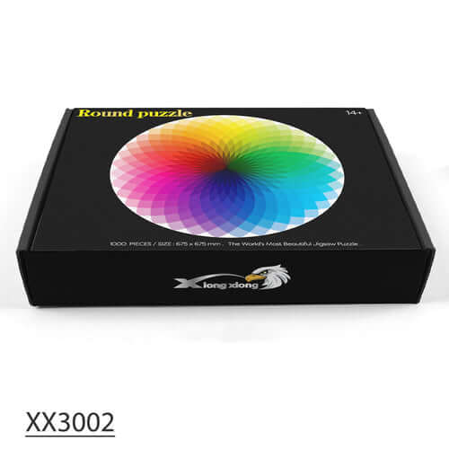 1000-Pc Round RGB Color Palette Puzzle | KidsToyLover