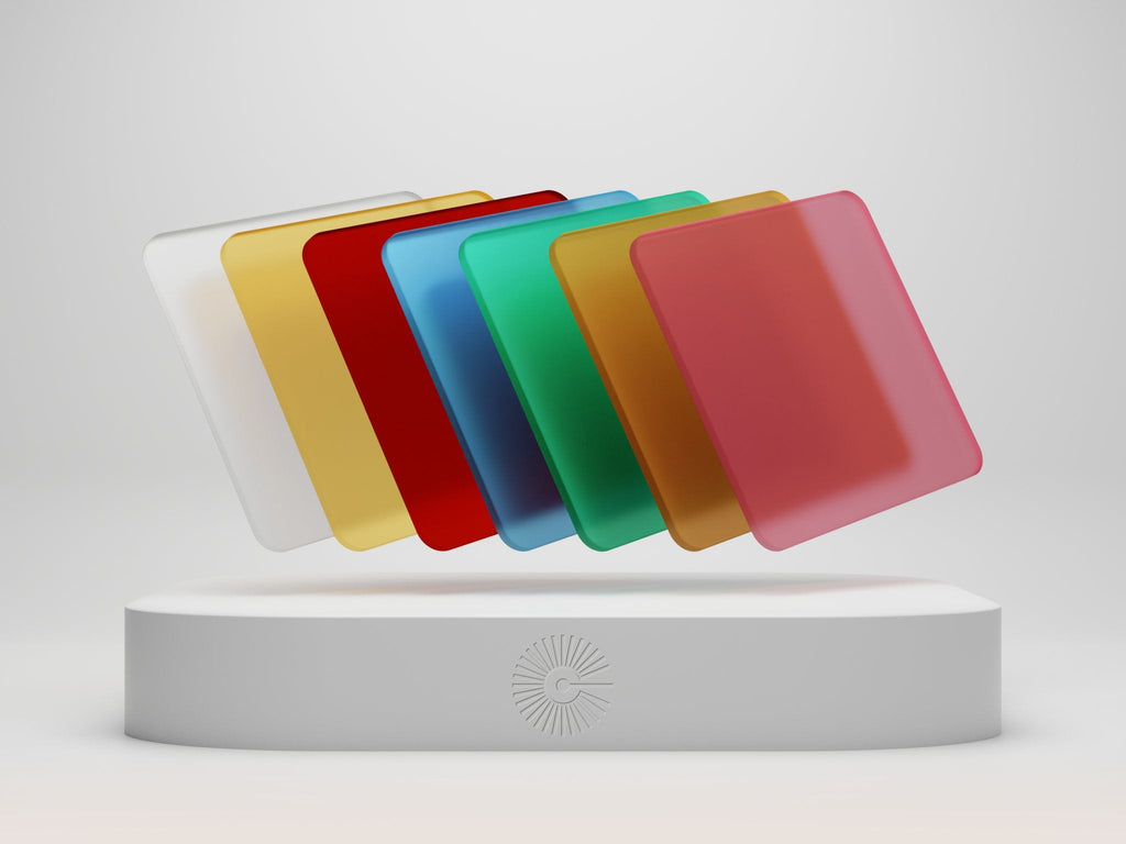 2"x2" Sample Bundle - (x7) Frosted Acrylics