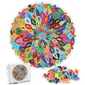 1000-Pc Round Peacock Feather Puzzle | KidsToyLover
