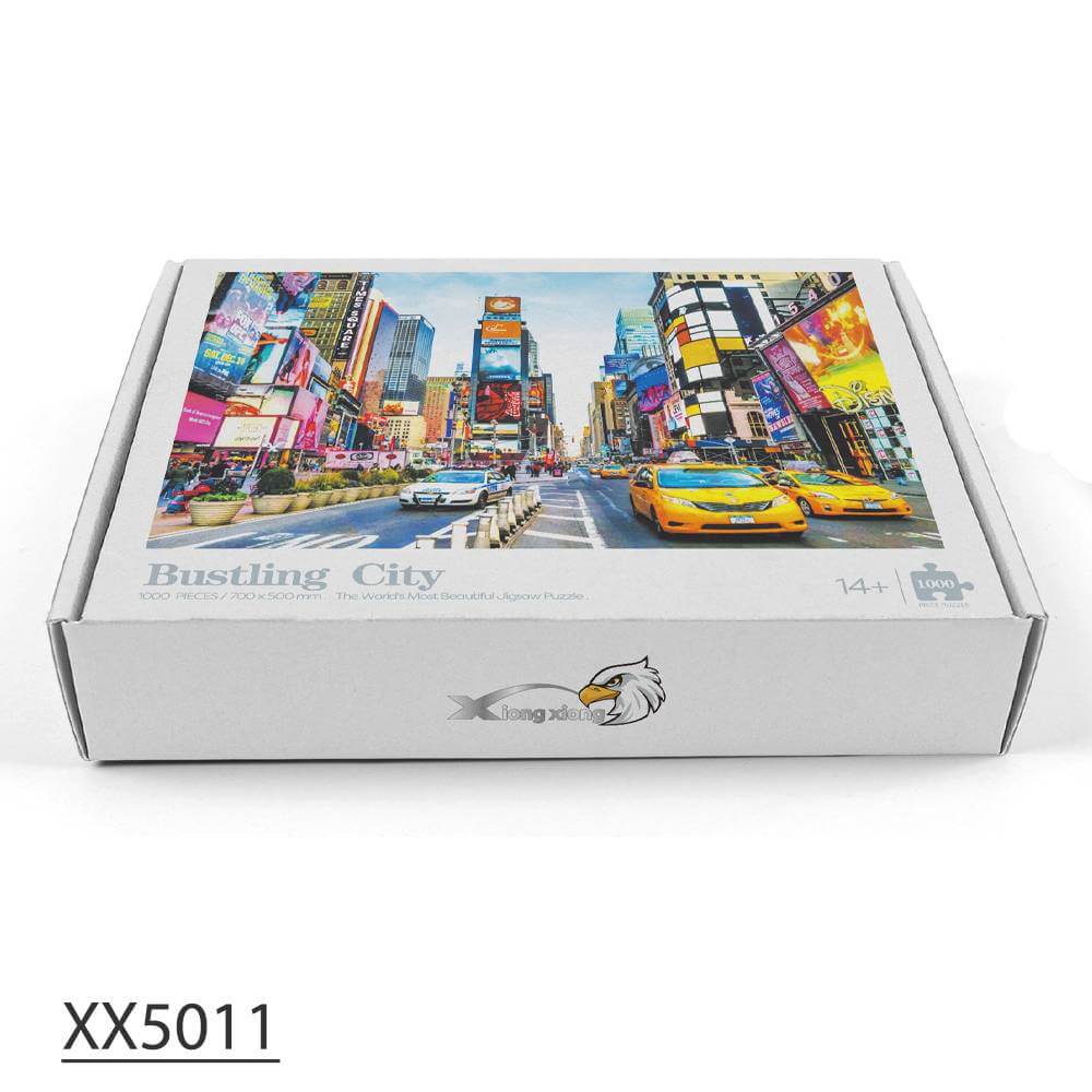 1000-Pc Bustling City Jigsaw Adventure | KidsToyLover