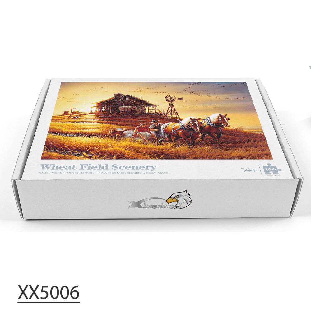 1000-Pc Wheat Field Scenery Puzzle | KidsToyLover