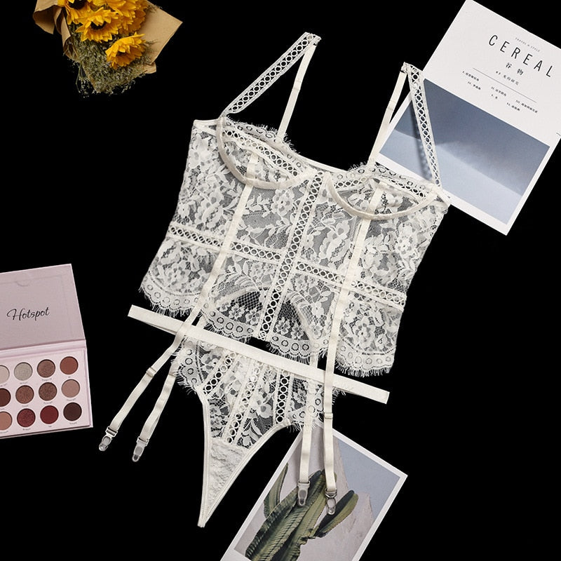 2 Piece Veil Lingerie