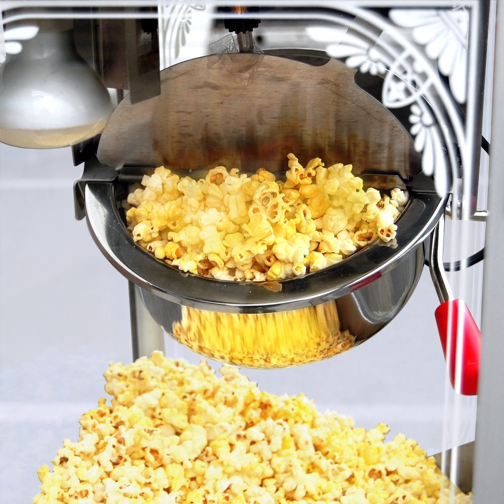 16oz Black Canadian Commercial Popcorn Machine