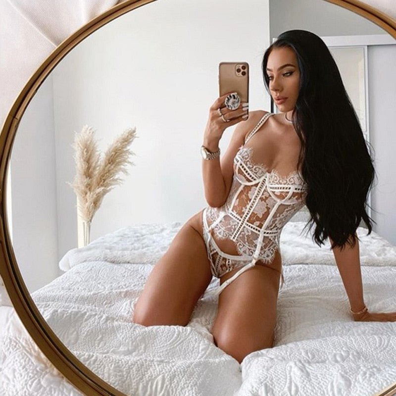 2 Piece Veil Lingerie