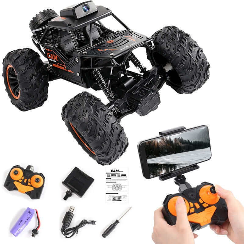 1:18 RC Car with 720P HD Camera - WiFi FPV Climbing SUV Toy | KidsToyLover