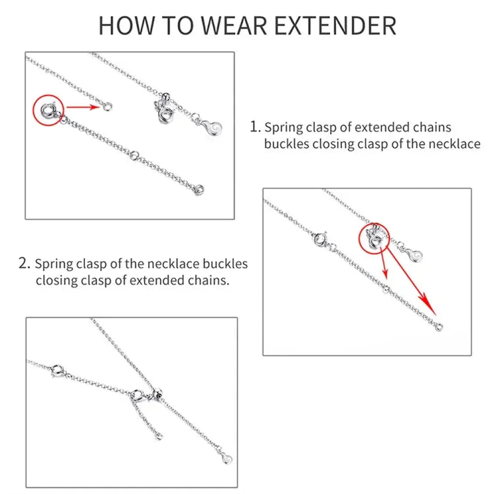 14K Gold Plated 925 Sterling Silver Necklace Extension Chains With Lobster Clasps For Diy Jewelry Making