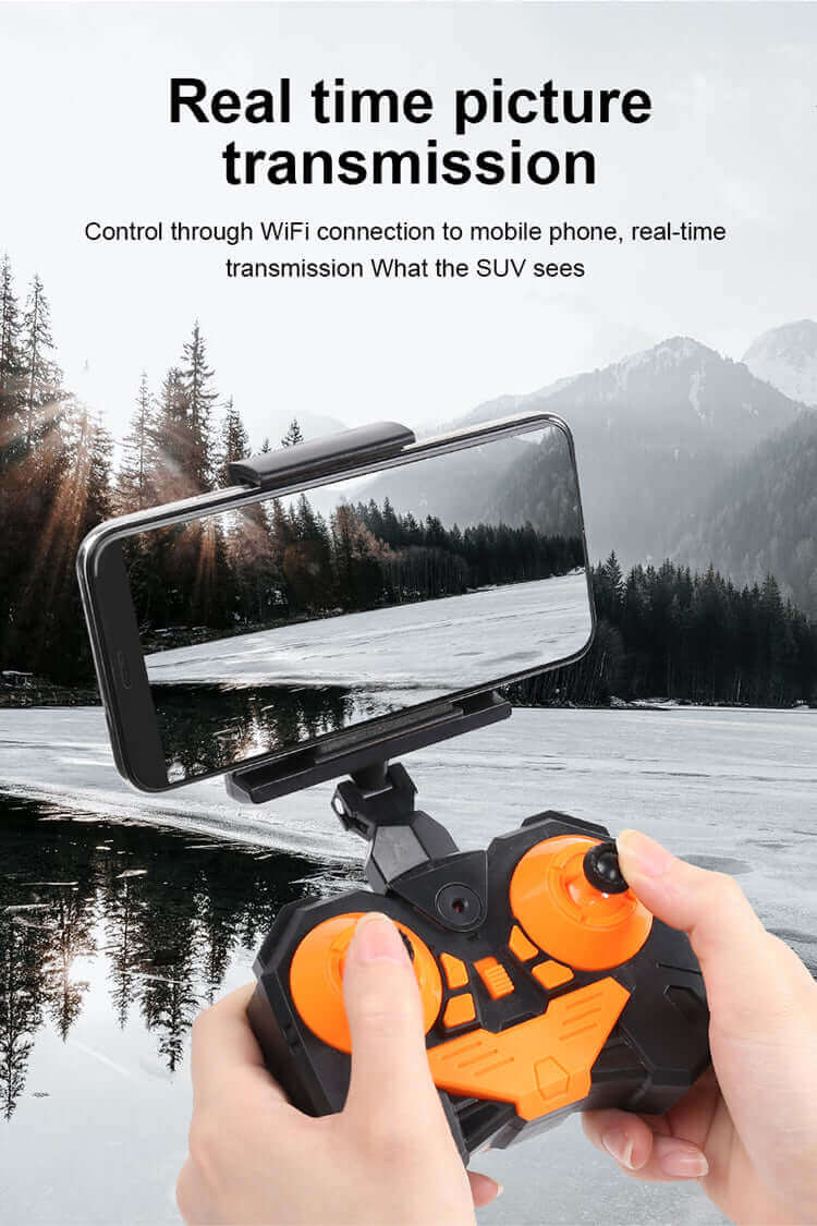 1:18 RC Car with 720P HD Camera - WiFi FPV Climbing SUV Toy | KidsToyLover