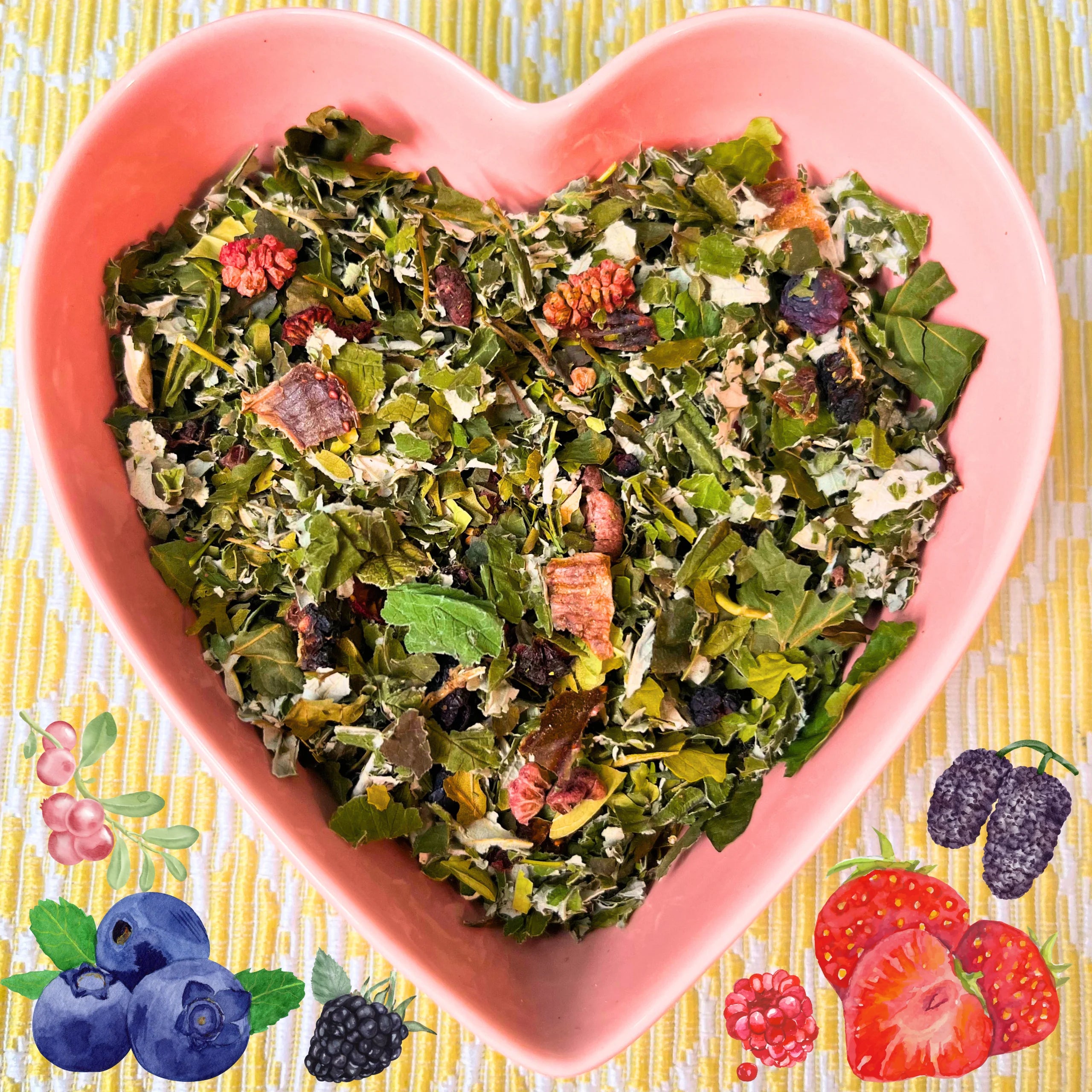 "Berry Patch" Hay Topper