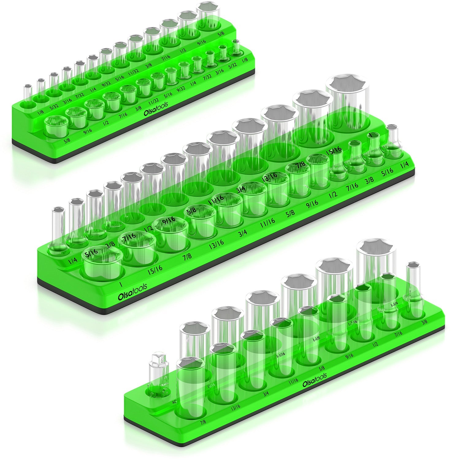 2-Row Magnetic Socket Holders