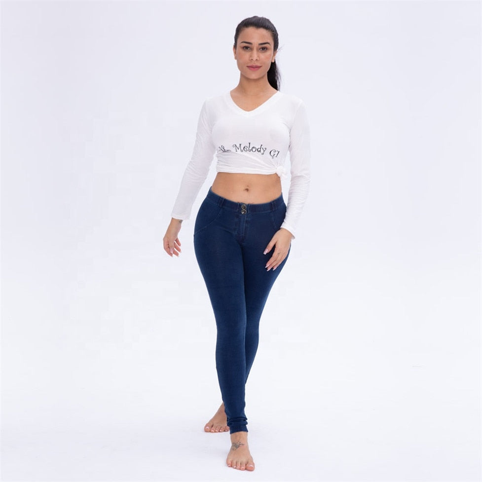 2 Button Stretch Pants