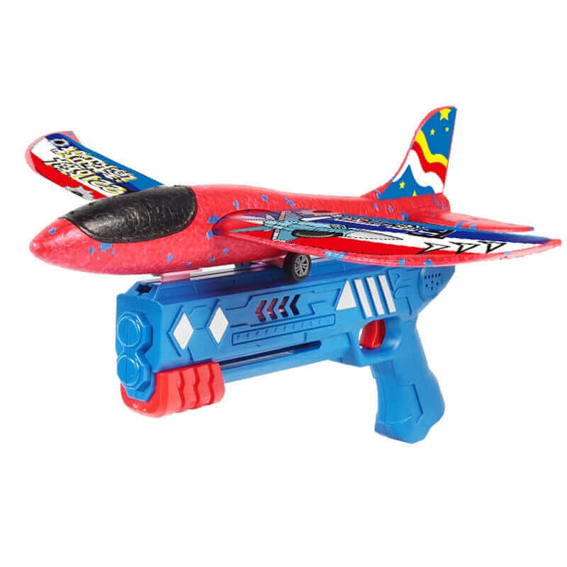 2024 Foam Plane Launcher Gun Toy - Outdoor Catapult Airplane for Kids