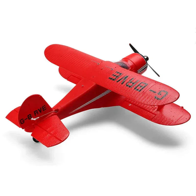 2024 WLtoys A300-Beech D17S EPP 4CH RC Biplane: LED, 3D/6G Gyro, Brushless