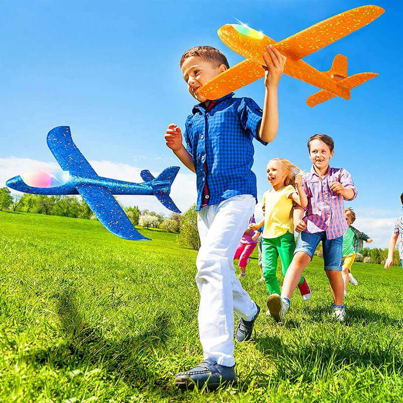 2024 Foam Plane Launcher Gun Toy - Outdoor Catapult Airplane for Kids