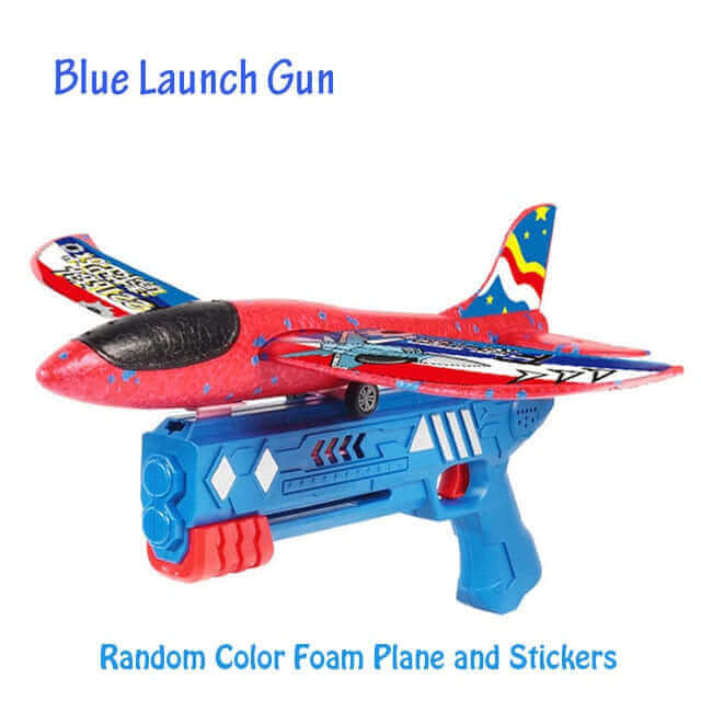 2024 Foam Plane Launcher Gun Toy - Outdoor Catapult Airplane for Kids