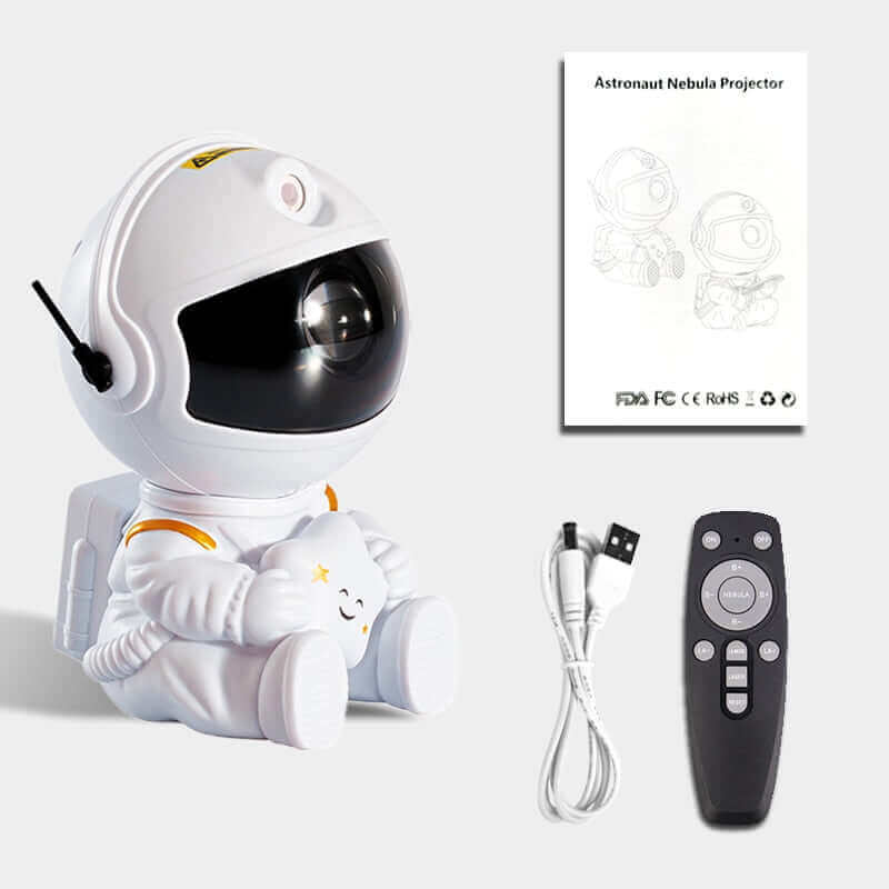2024 Astronaut Starry Sky Projector - Galaxy LED Night Light for Bedroom Decor