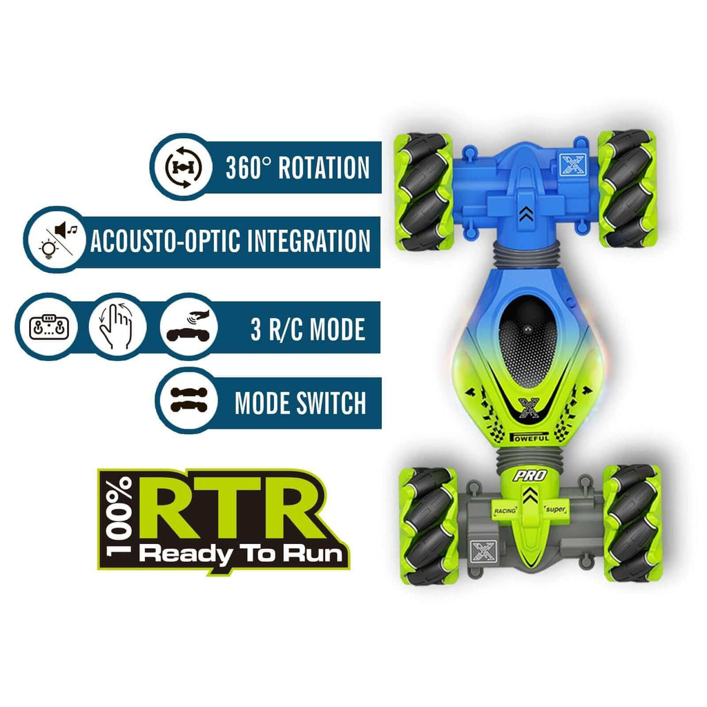 2024 New 4WD RC Stunt Car - Watch Gesture Control, 360° Rotation - Kids Toy Gift